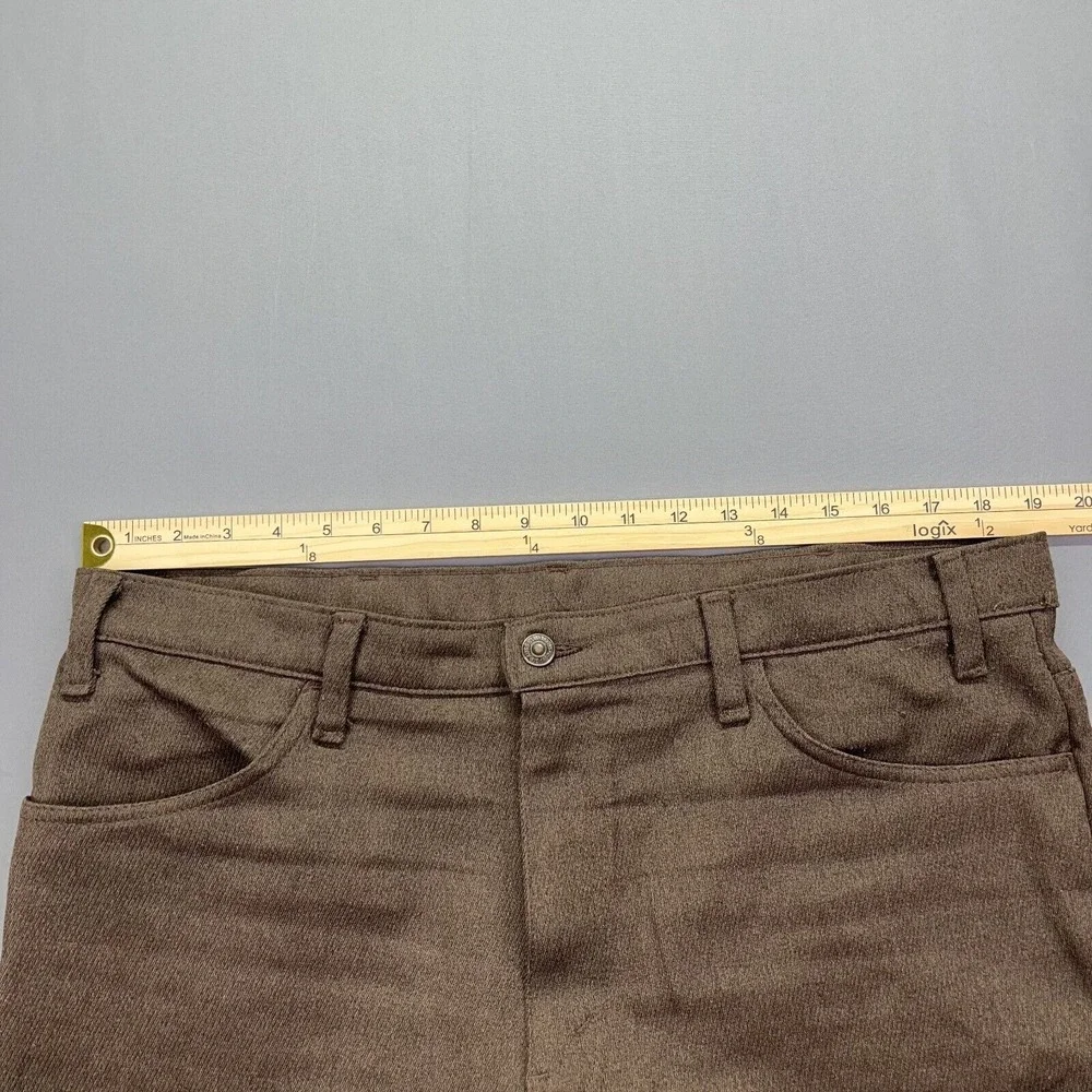 Levi's Vintage‎ 90s Black/Gold Tab Pants/Slacks Brown Fits 38